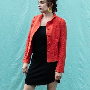 BANANA REPUBLIC | Coral Tweed Blazer